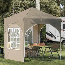 Pop-up Feesttent 192 x 192 x 245 cm Crèmekleurig