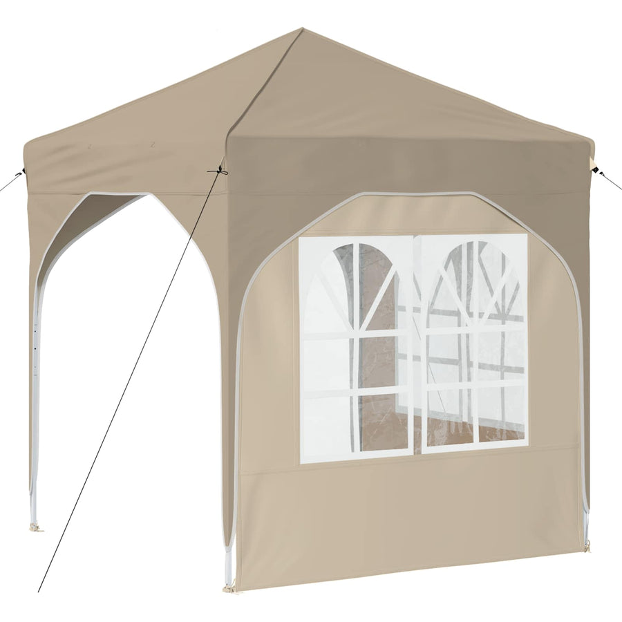 Pop-up Feesttent 192 x 192 x 245 cm Crèmekleurig