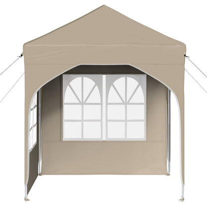 Pop-up Feesttent 192 x 192 x 245 cm Crèmekleurig