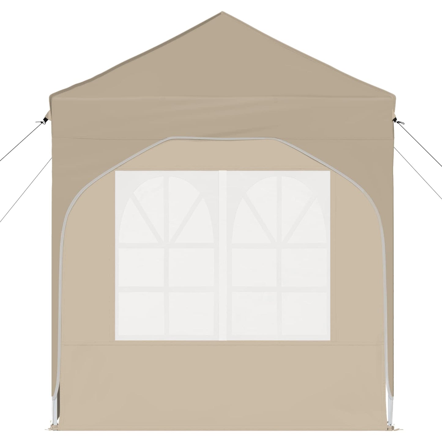 Pop-up Feesttent 192 x 192 x 245 cm Crèmekleurig
