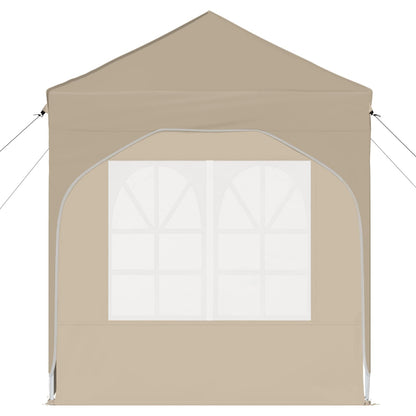 Pop-up Feesttent 192 x 192 x 245 cm Crèmekleurig