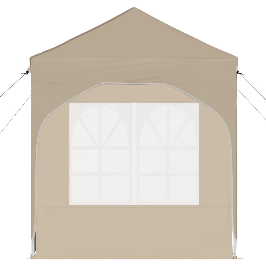 Pop-up Feesttent 192 x 192 x 245 cm Crèmekleurig