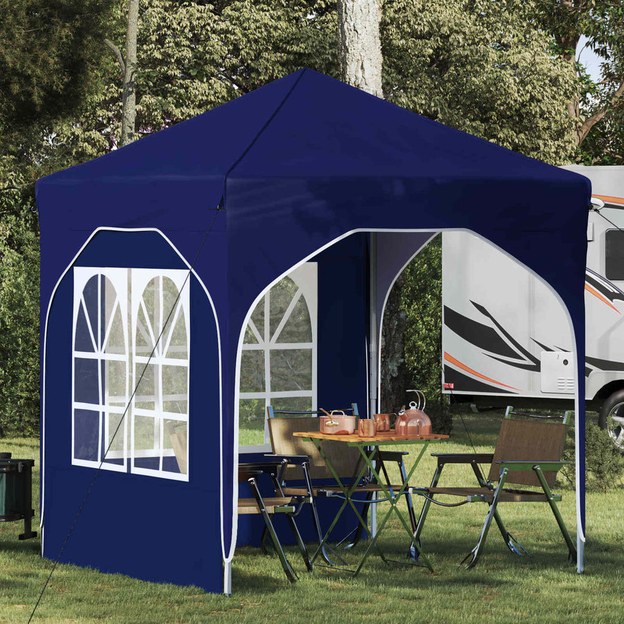 Pop-up Feesttent 192 x 192 x 245 cm Blauw