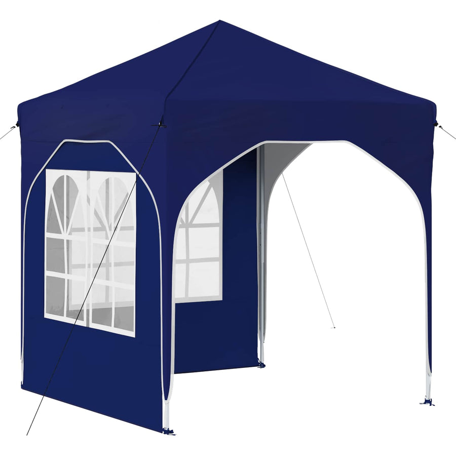 Pop-up Feesttent 192 x 192 x 245 cm Blauw