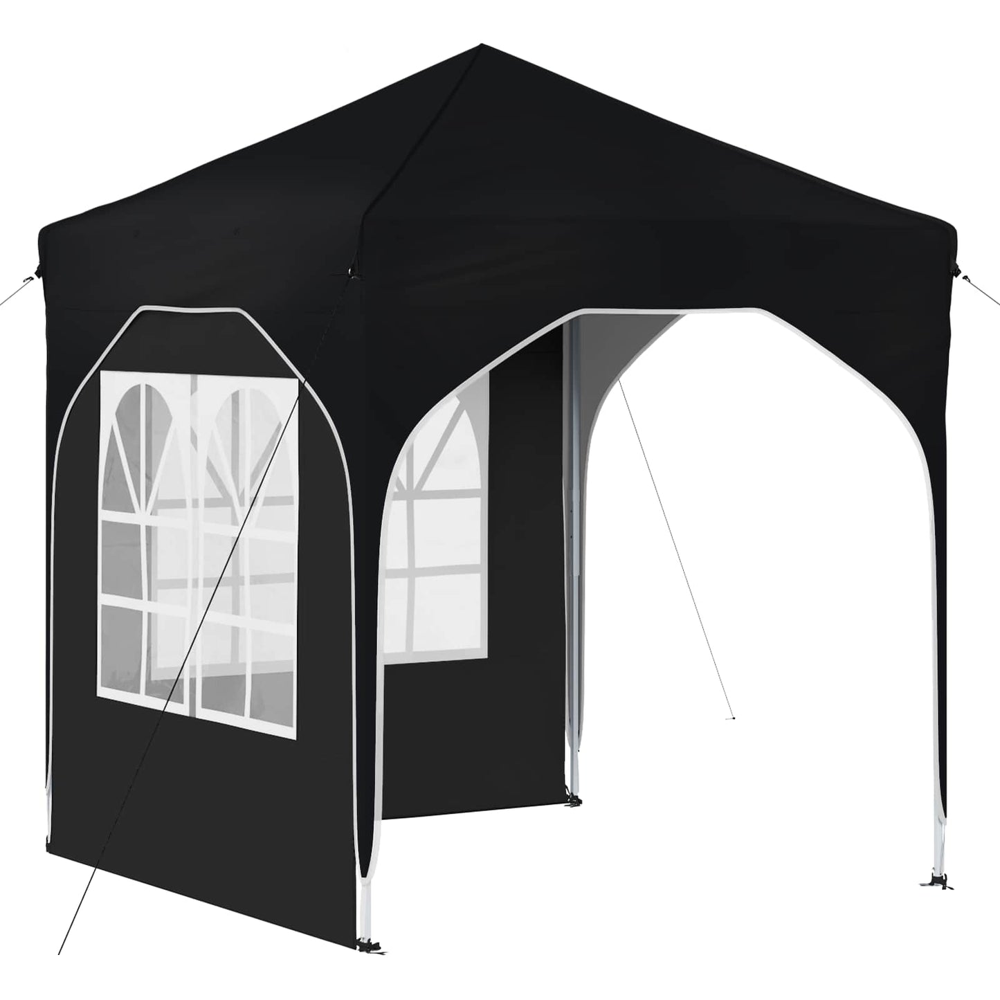 Pop-up Feesttent 192 x 192 x 245 cm Antraciet