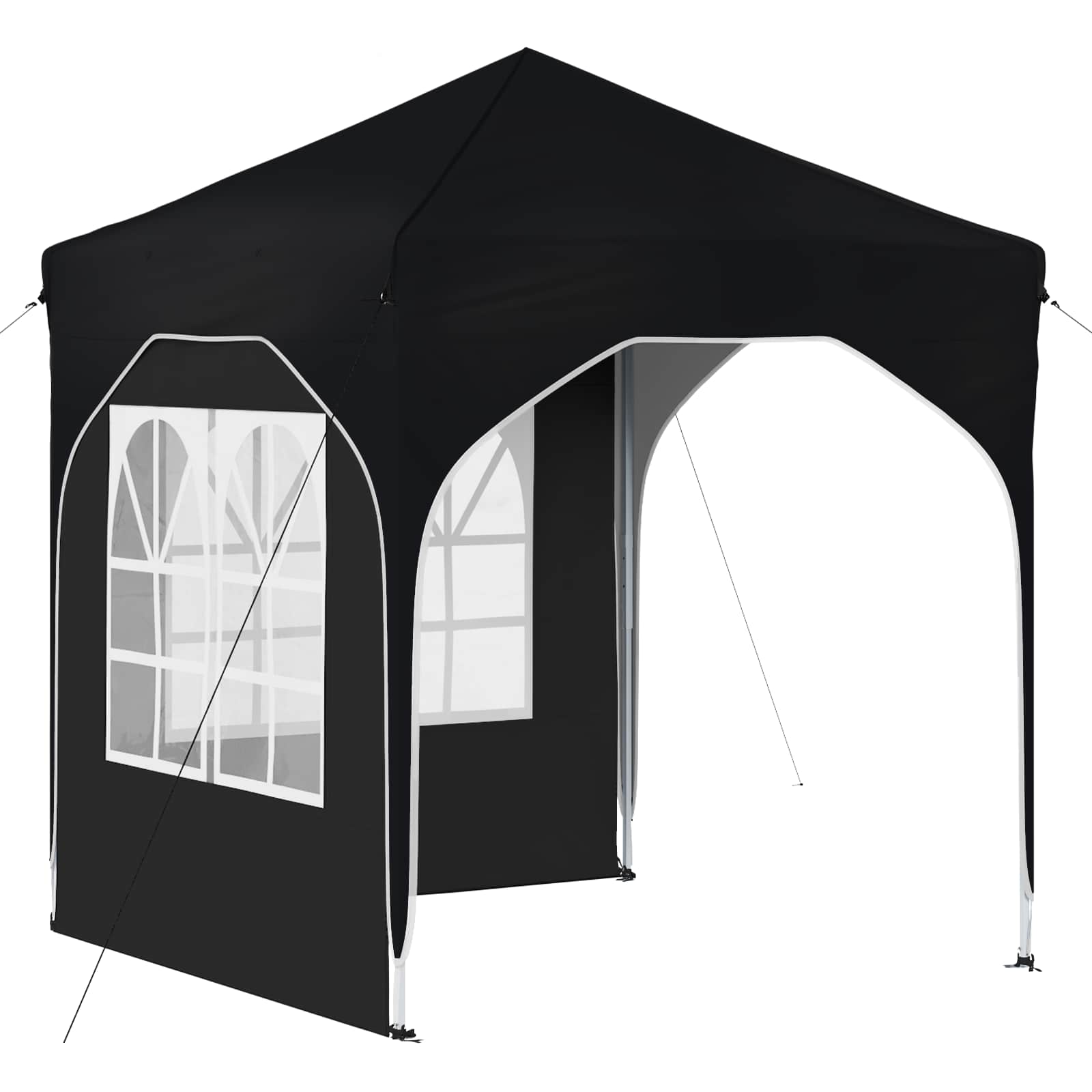 Pop-up Feesttent 192 x 192 x 245 cm Antraciet