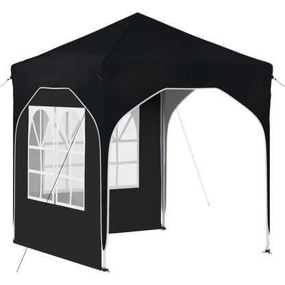 Pop-up Feesttent 192 x 192 x 245 cm Antraciet