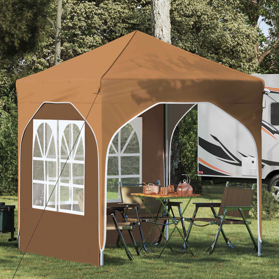 Pop-up Feesttent 192 x 192 x 245 cm Beige