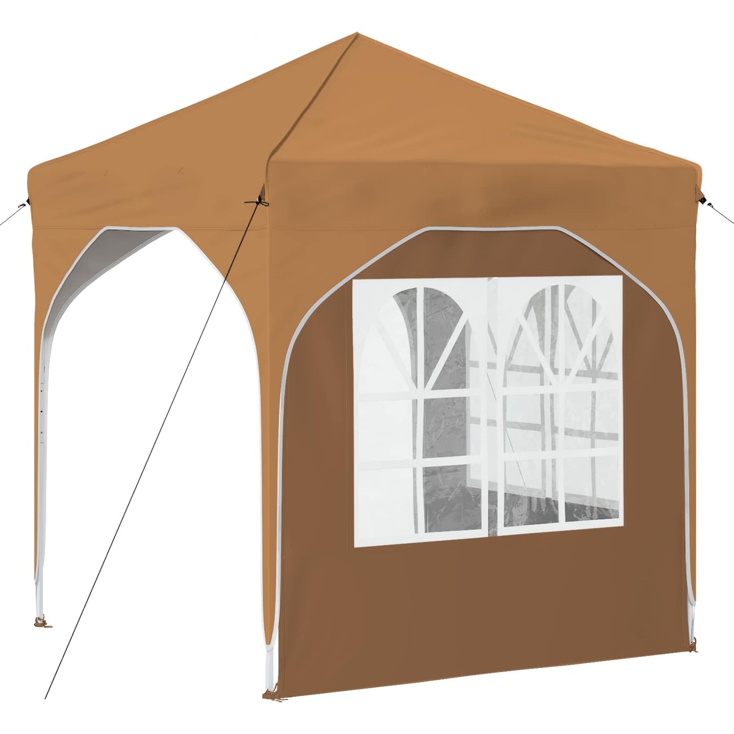Pop-up Feesttent 192 x 192 x 245 cm Beige