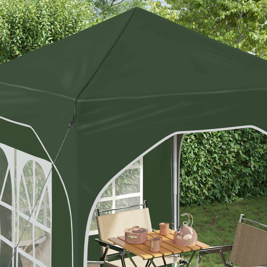 Pop-up Feesttent 192 x 192 x 245 cm Groen