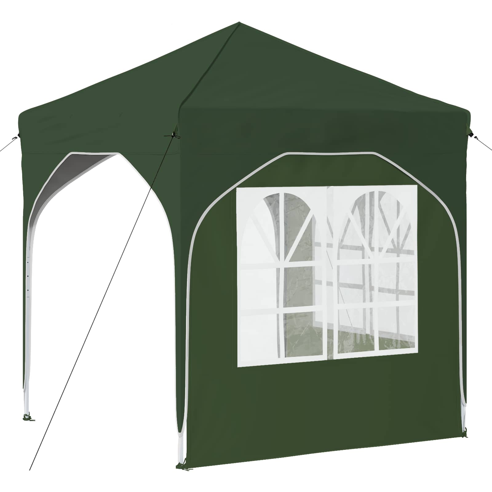 Pop-up Feesttent 192 x 192 x 245 cm Groen