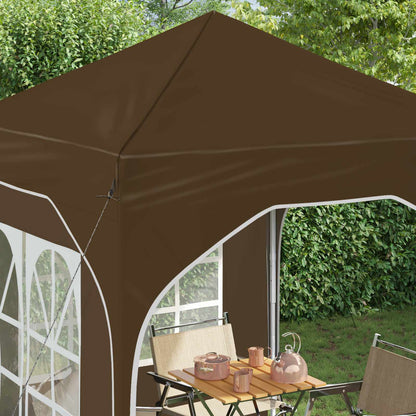 Pop-up Feesttent 192 x 192 x 245 cm Taupe