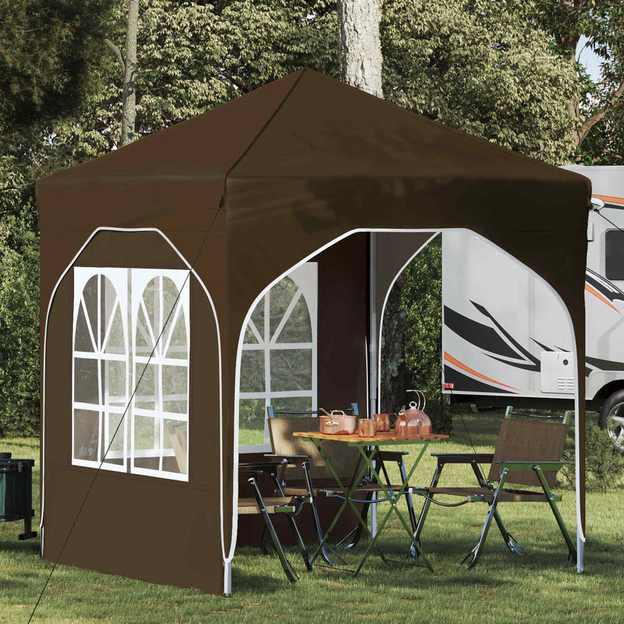 Pop-up Feesttent 192 x 192 x 245 cm Taupe
