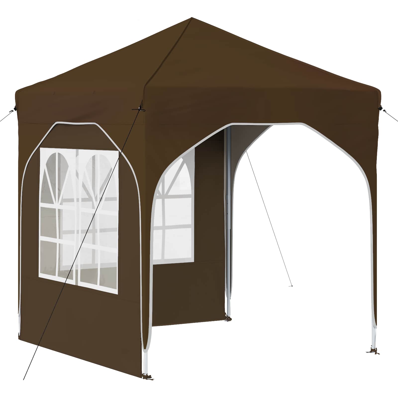 Pop-up Feesttent 192 x 192 x 245 cm Taupe