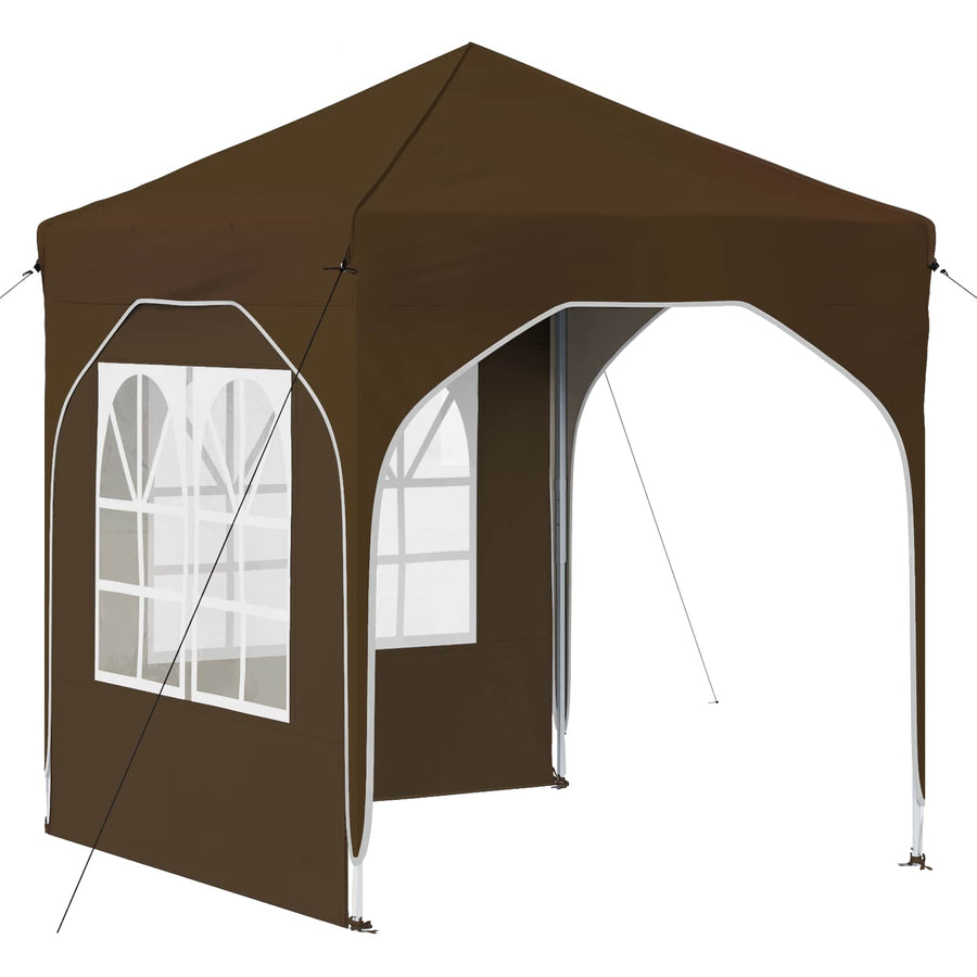Pop-up Feesttent 192 x 192 x 245 cm Taupe