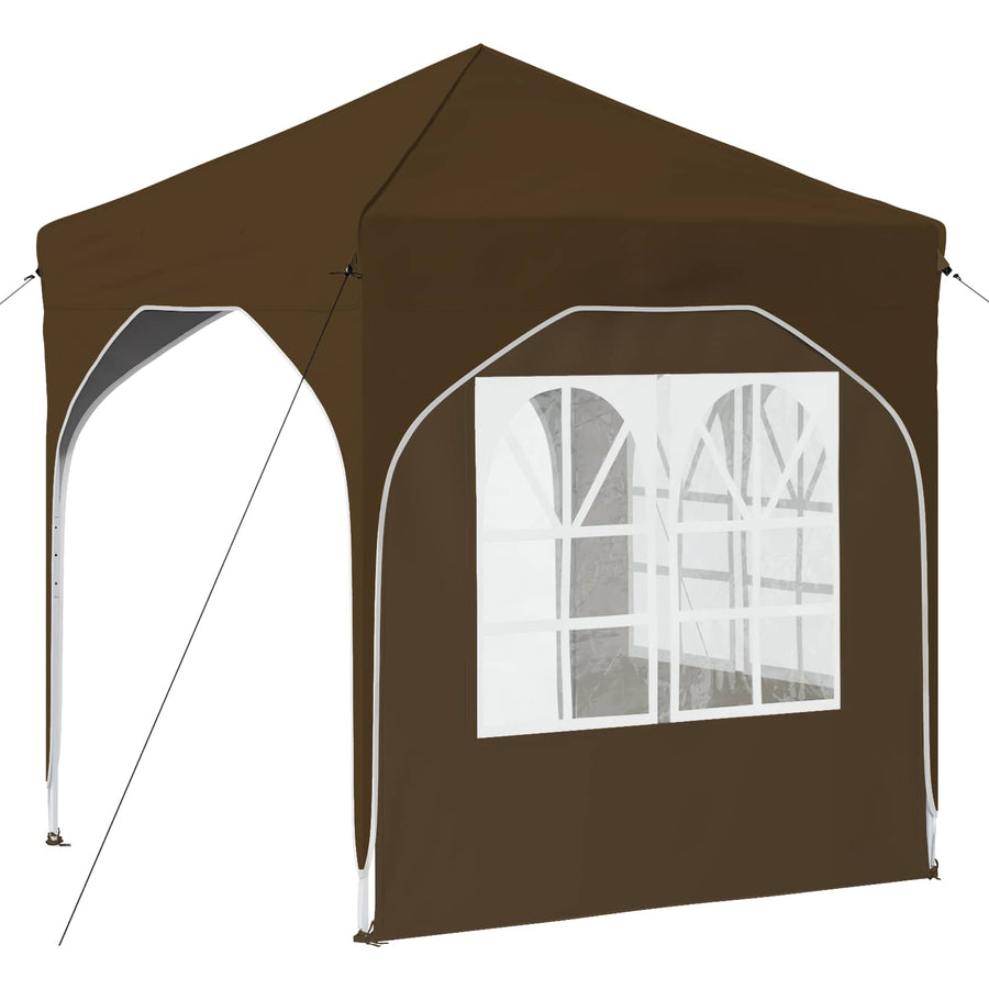 Pop-up Feesttent 192 x 192 x 245 cm Taupe