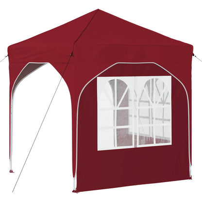 Pop-up Feesttent 192 x 192 x 245 cm Bordeauxrood