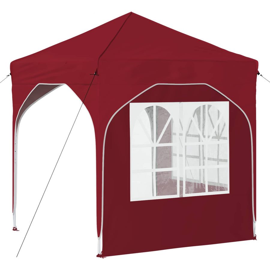 Pop-up Feesttent 192 x 192 x 245 cm Bordeauxrood