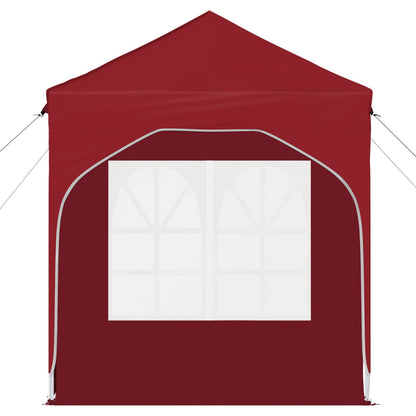 Pop-up Feesttent 192 x 192 x 245 cm Bordeauxrood