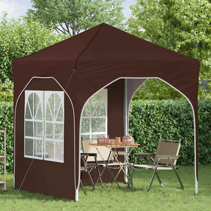 Pop-up Feesttent 192 x 192 x 245 cm Bruin