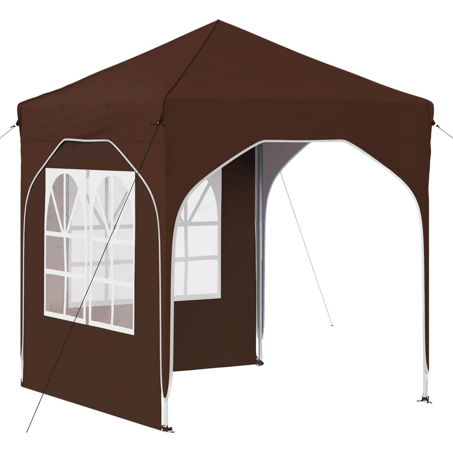 Pop-up Feesttent 192 x 192 x 245 cm Bruin
