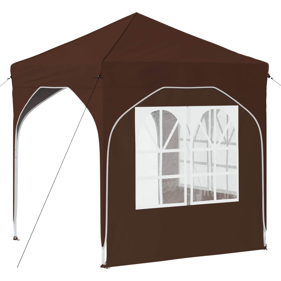 Pop-up Feesttent 192 x 192 x 245 cm Bruin