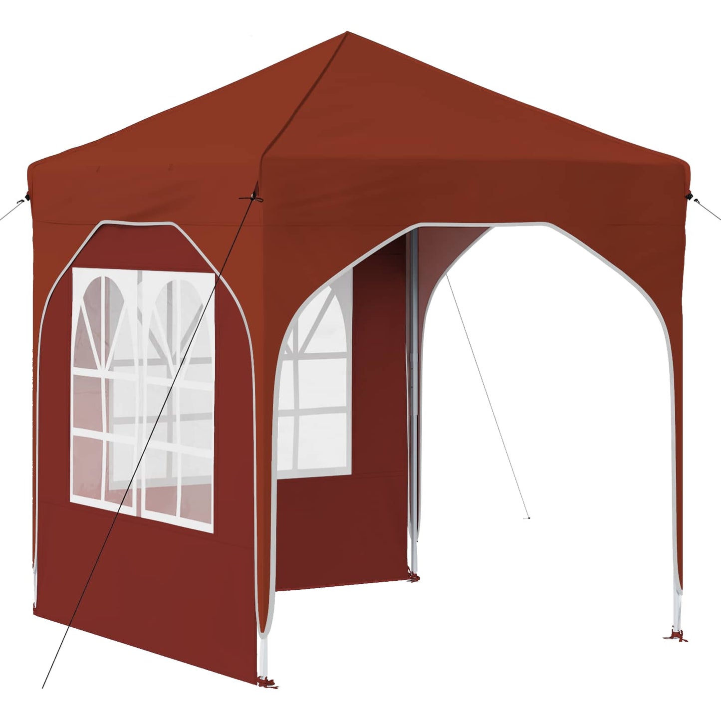 Pop-up Feesttent 192 x 192 x 245 cm Terracotta
