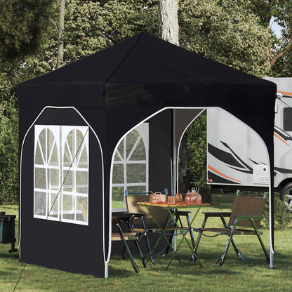 Pop-up Feesttent 192 x 192 x 245 cm Zwart