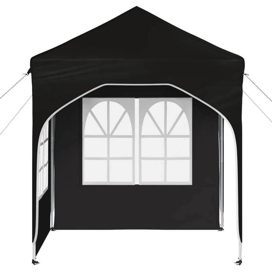 Pop-up Feesttent 192 x 192 x 245 cm Zwart