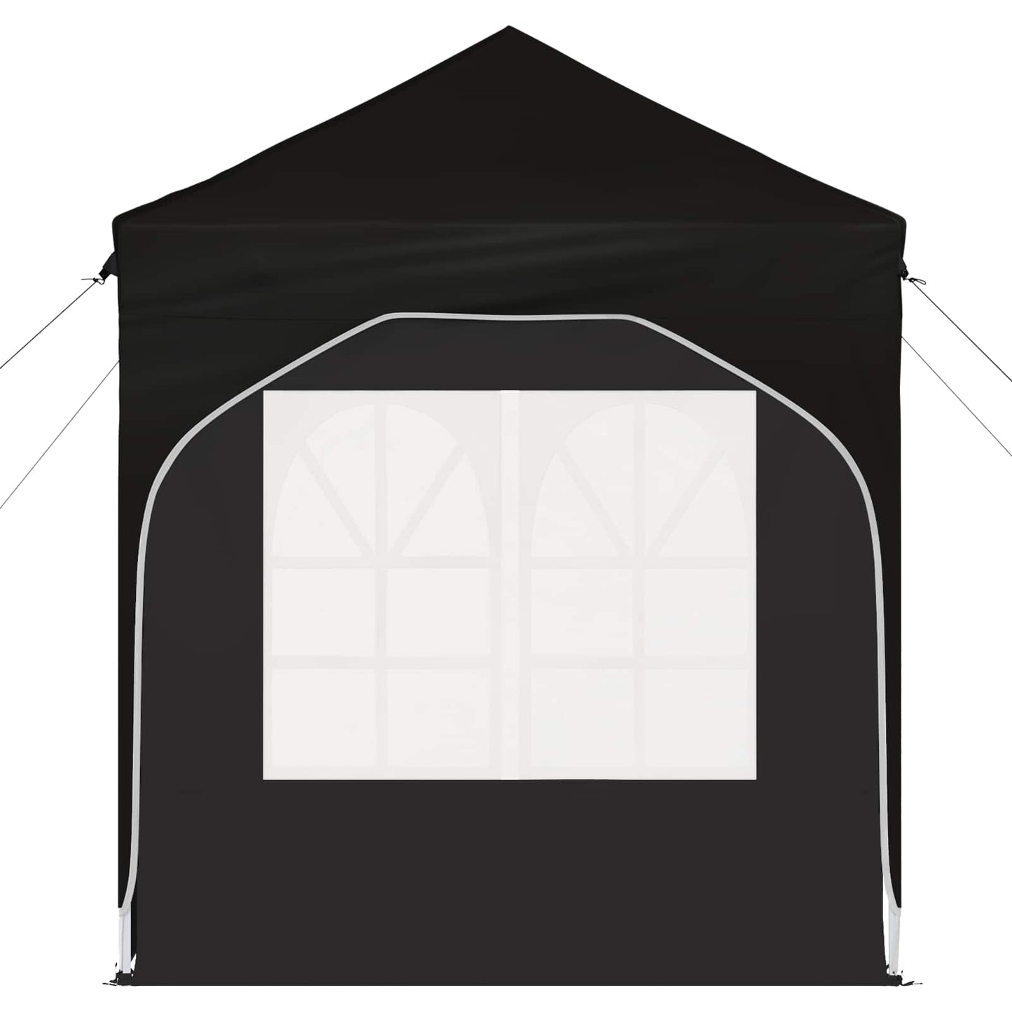 Pop-up Feesttent 192 x 192 x 245 cm Zwart