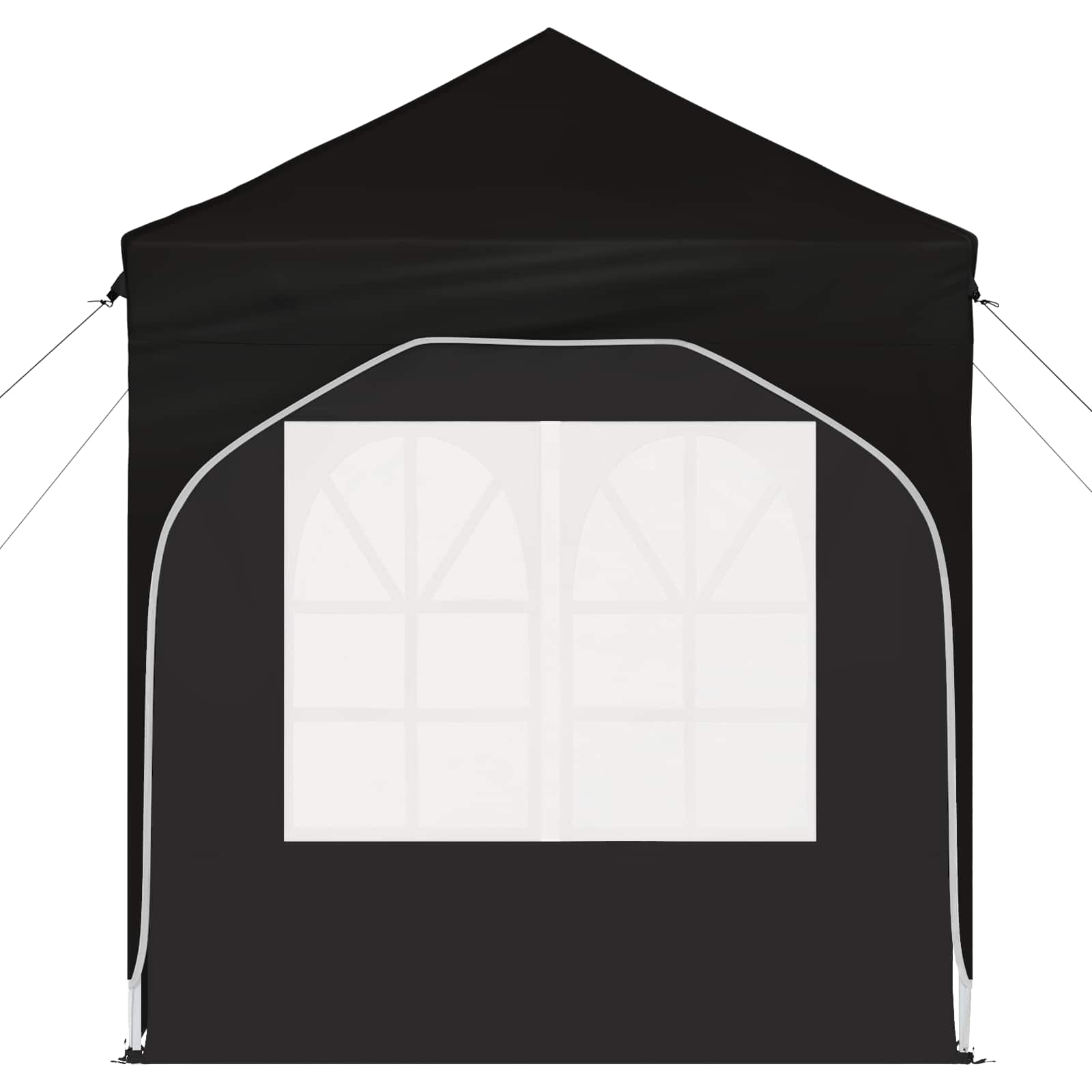 Pop-up Feesttent 192 x 192 x 245 cm Zwart