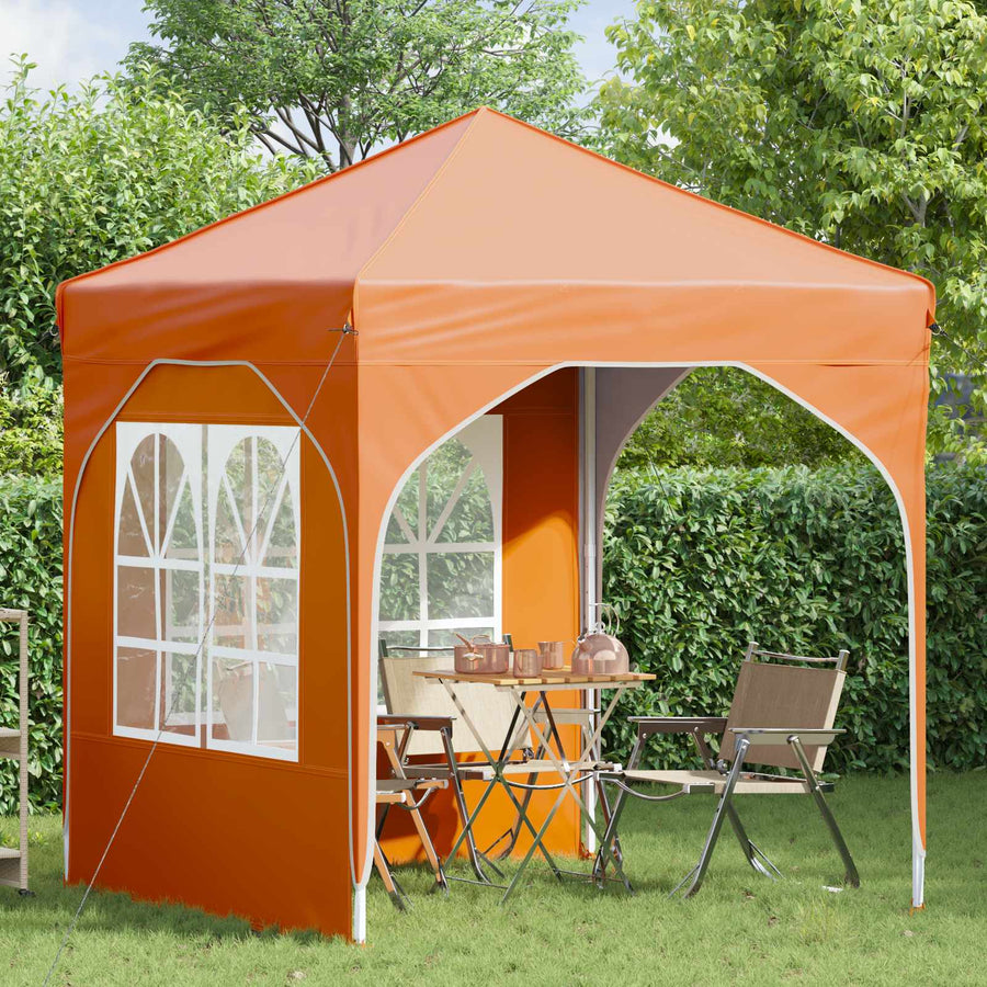 Pop-up Feesttent 192 x 192 x 245 cm Oranje