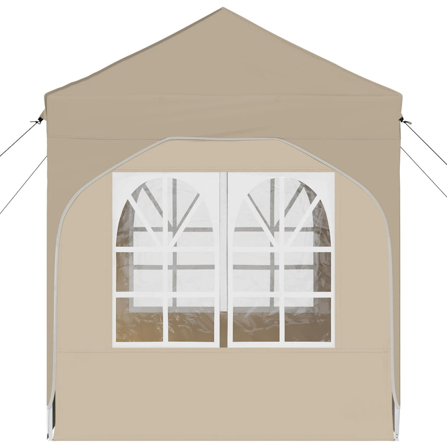 Pop-up Feesttent 192 x 192 x 245 cm Crèmekleurig