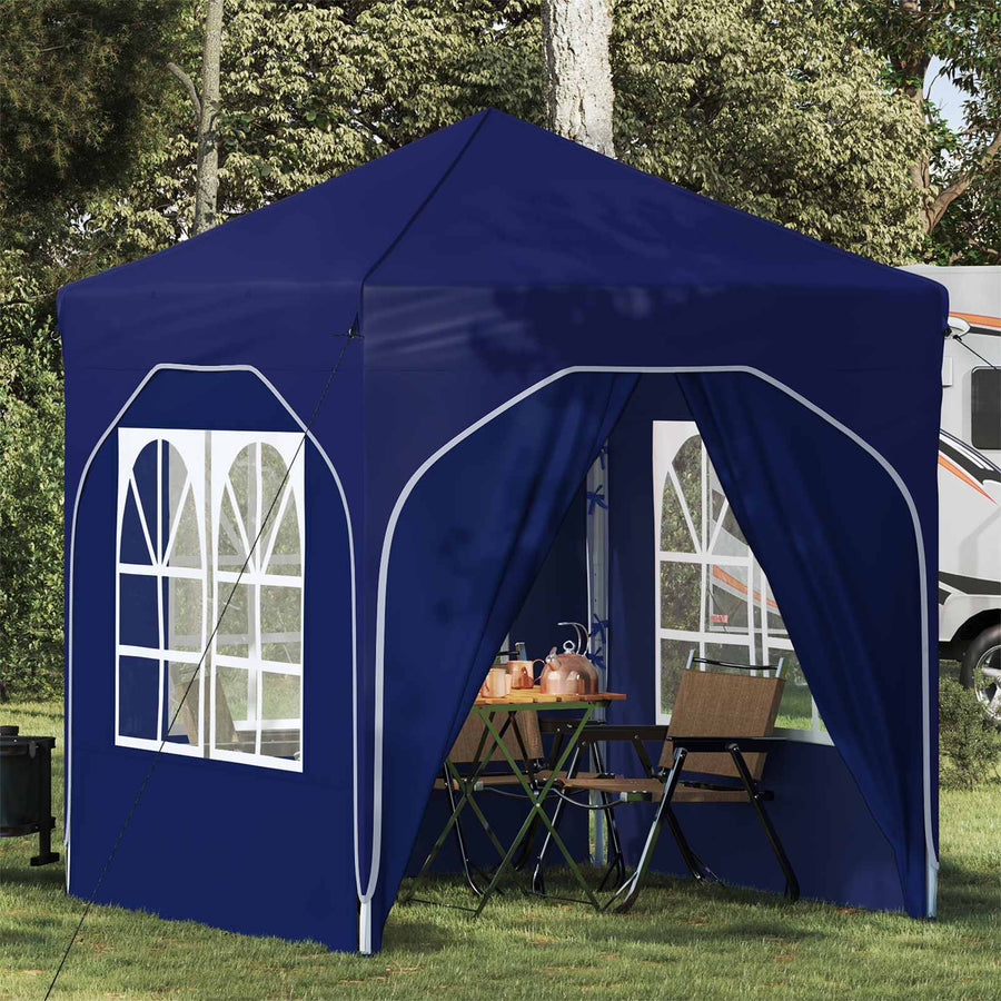 Pop-up Feesttent 192 x 192 x 245 cm Blauw
