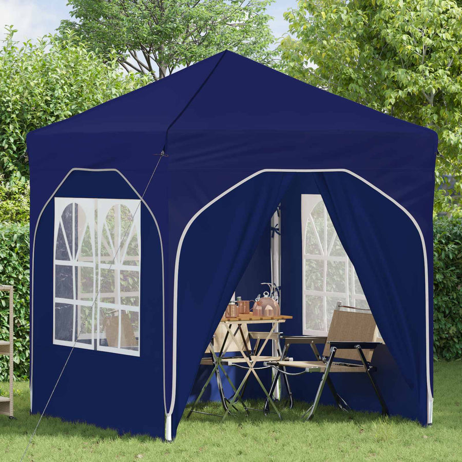 Pop-up Feesttent 192 x 192 x 245 cm Blauw