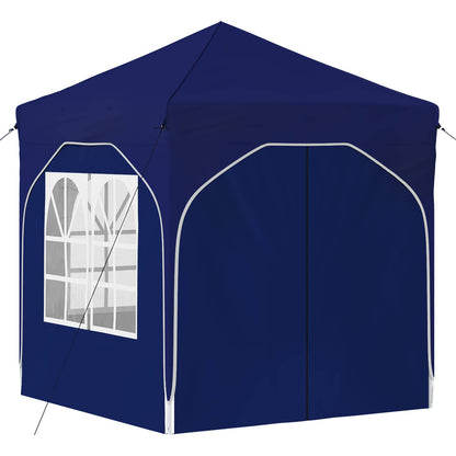 Pop-up Feesttent 192 x 192 x 245 cm Blauw