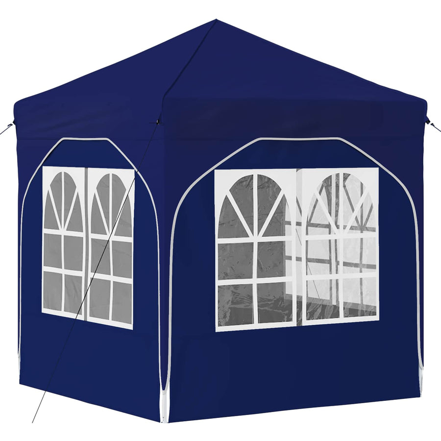 Pop-up Feesttent 192 x 192 x 245 cm Blauw