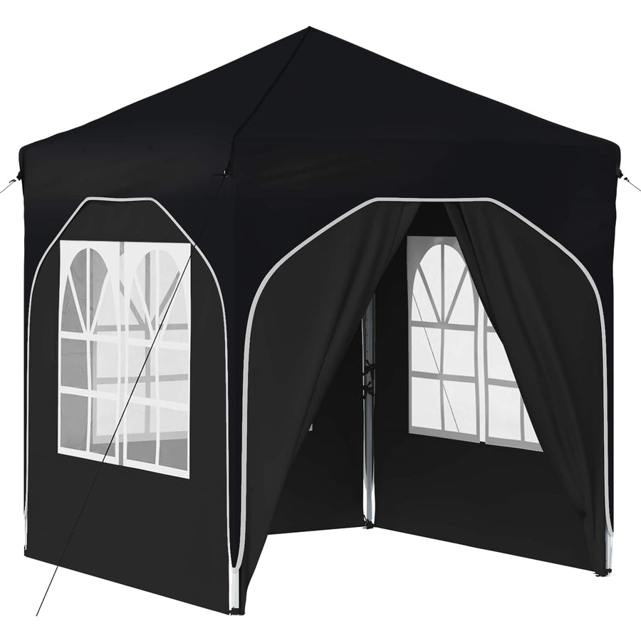 Pop-up Feesttent 192 x 192 x 245 cm Antraciet