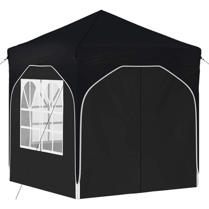 Pop-up Feesttent 192 x 192 x 245 cm Antraciet