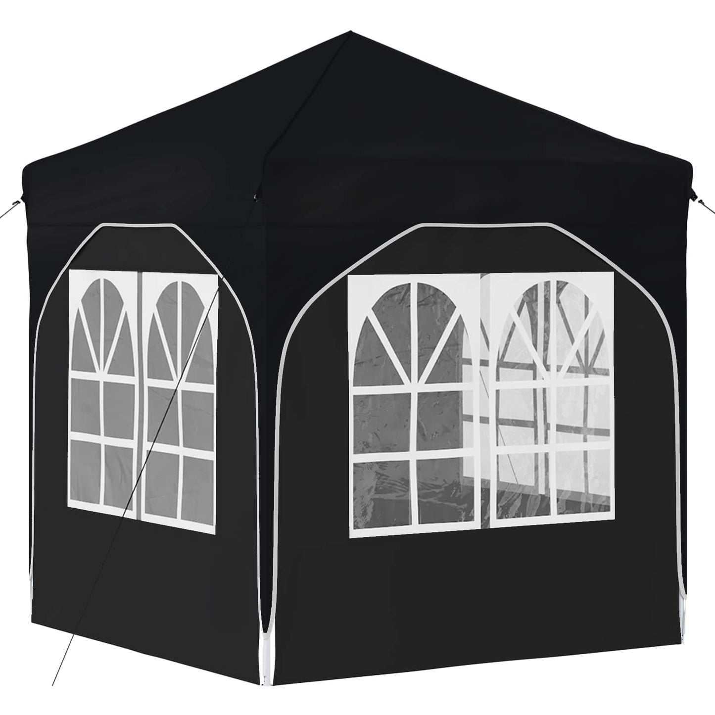 Pop-up Feesttent 192 x 192 x 245 cm Antraciet