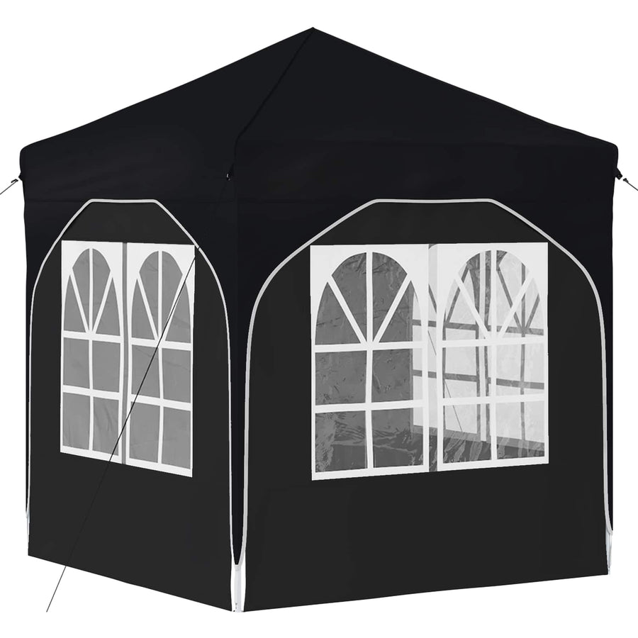 Pop-up Feesttent 192 x 192 x 245 cm Antraciet