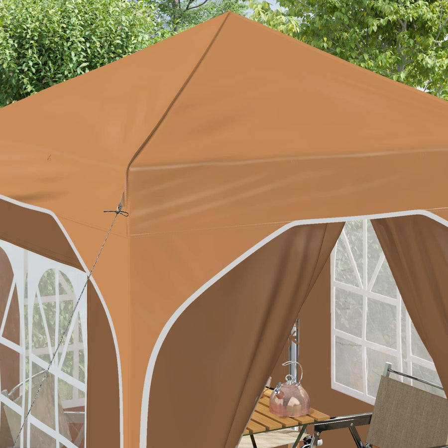Pop-up Feesttent 192 x 192 x 245 cm Beige