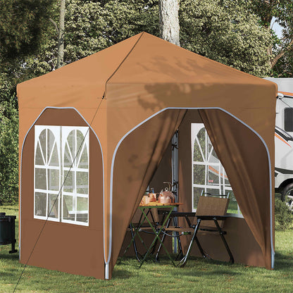 Pop-up Feesttent 192 x 192 x 245 cm Beige
