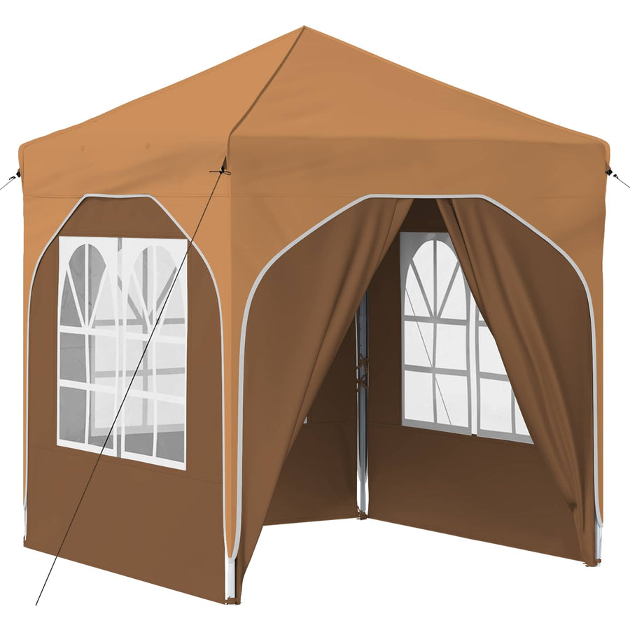 Pop-up Feesttent 192 x 192 x 245 cm Beige