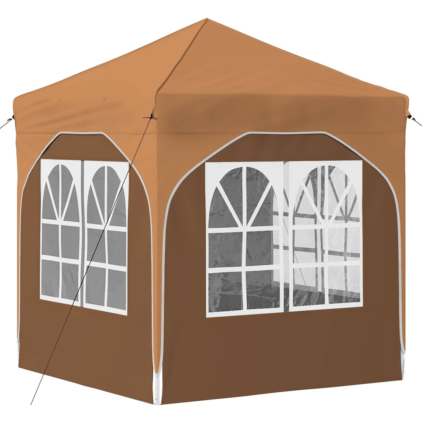 Pop-up Feesttent 192 x 192 x 245 cm Beige