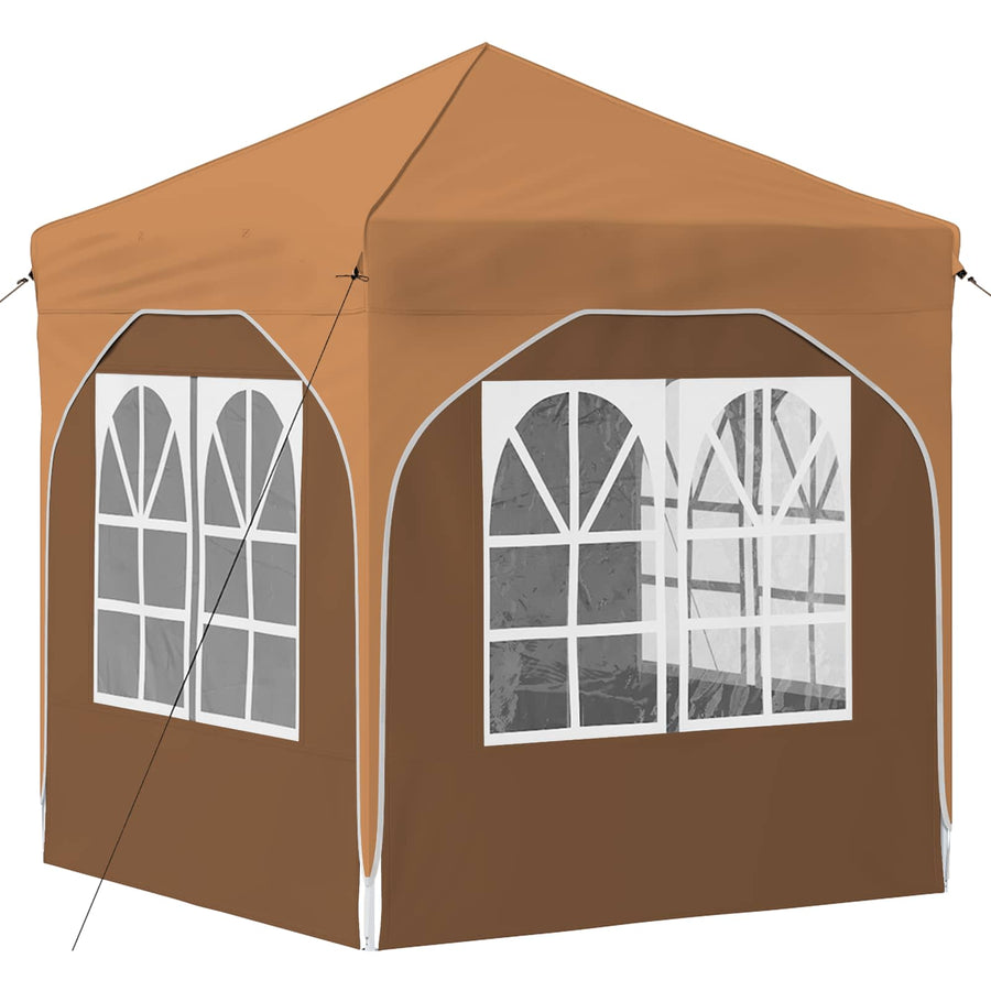 Pop-up Feesttent 192 x 192 x 245 cm Beige