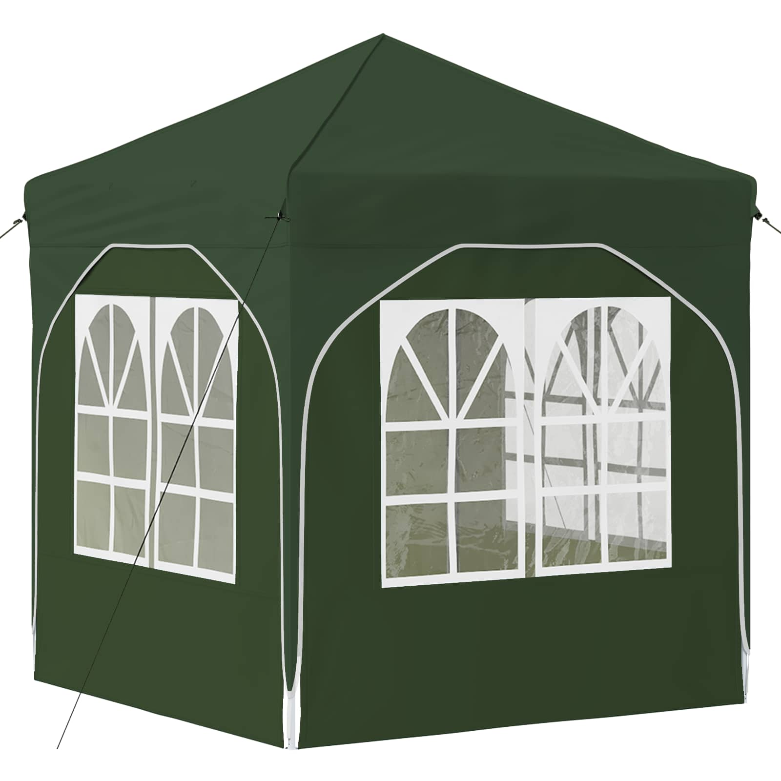 Pop-up Feesttent 192 x 192 x 245 cm Groen