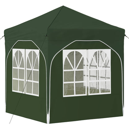 Pop-up Feesttent 192 x 192 x 245 cm Groen