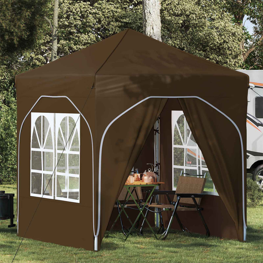 Pop-up Feesttent 192 x 192 x 245 cm Taupe