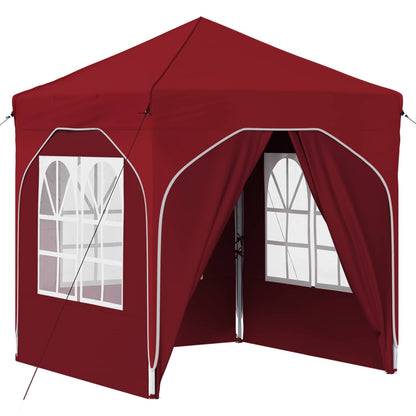 Pop-up Feesttent 192 x 192 x 245 cm Bordeauxrood